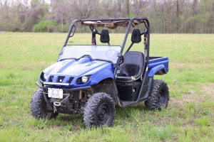 Yamaha Rhino 450 Half Windshield - Rough Country - Scratch Resistant - '06-'08 Yamaha Rhino 450 Half Windshield - Rough Country - Scratch Resistant - '06-'08